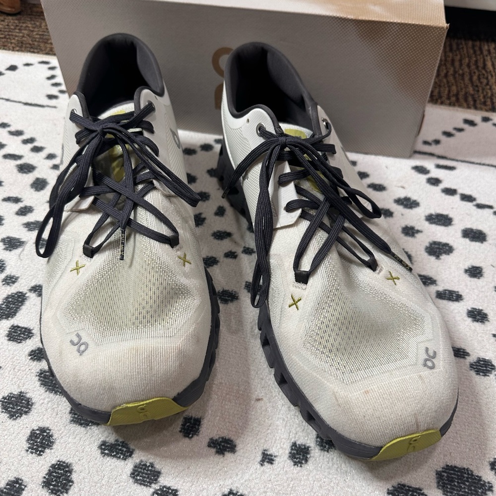 On Running Athletic Shoes - White and Black